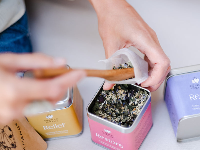 Restore Herbal Tea Tin - Grounding & Balancing